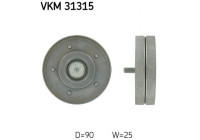 Deflection/Guide Pulley, v-ribbed belt VKM 31315 SKF