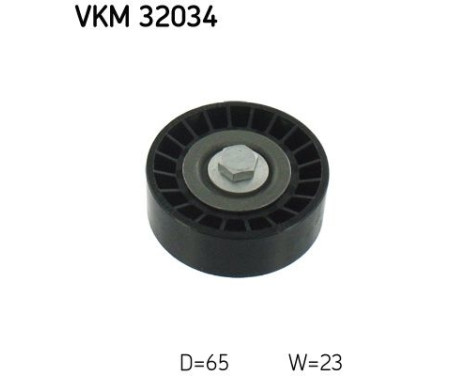 Deflection/Guide Pulley, v-ribbed belt VKM 32034 SKF