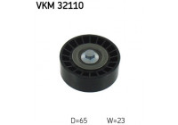 Deflection/Guide Pulley, v-ribbed belt VKM 32110 SKF