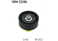 Deflection/Guide Pulley, v-ribbed belt VKM 32184 SKF