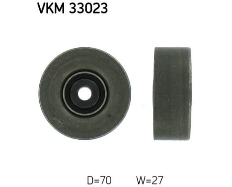 Deflection/Guide Pulley, v-ribbed belt VKM 33023 SKF
