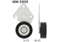 Deflection/Guide Pulley, v-ribbed belt VKM 33035 SKF