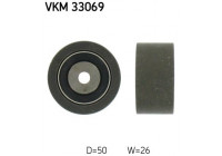 Deflection/Guide Pulley, v-ribbed belt VKM 33069 SKF