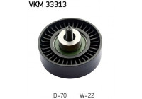 Deflection/Guide Pulley, v-ribbed belt VKM 33313 SKF