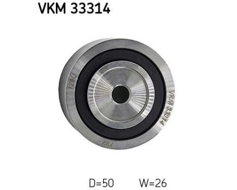 Deflection/Guide Pulley, v-ribbed belt VKM 33314 SKF