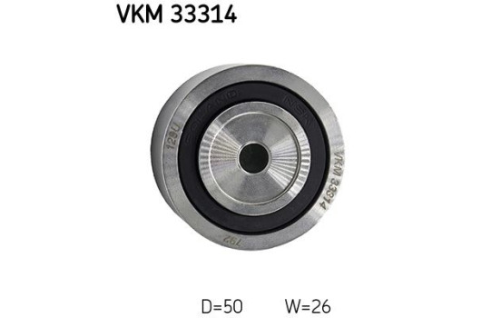 Deflection/Guide Pulley, v-ribbed belt VKM 33314 SKF