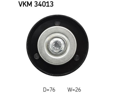 Deflection/Guide Pulley, v-ribbed belt VKM 34013 SKF, Image 2