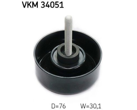 Deflection/Guide Pulley, v-ribbed belt VKM 34051 SKF, Image 2