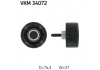 Deflection/Guide Pulley, v-ribbed belt VKM 34072 SKF