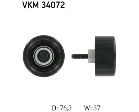 Deflection/Guide Pulley, v-ribbed belt VKM 34072 SKF