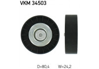 Deflection/Guide Pulley, v-ribbed belt VKM 34503 SKF