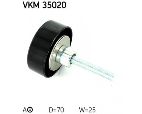 Deflection/Guide Pulley, v-ribbed belt VKM 35020 SKF