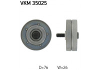 Deflection/Guide Pulley, v-ribbed belt VKM 35025 SKF