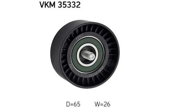 Deflection/Guide Pulley, v-ribbed belt VKM 35332 SKF