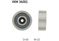 Deflection/Guide Pulley, v-ribbed belt VKM 36001 SKF
