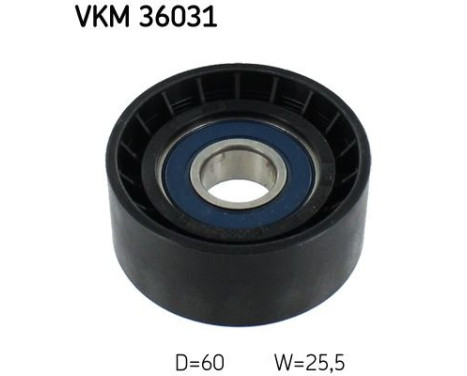 Deflection/Guide Pulley, v-ribbed belt VKM 36031 SKF