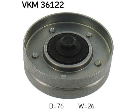 Deflection/Guide Pulley, v-ribbed belt VKM 36122 SKF