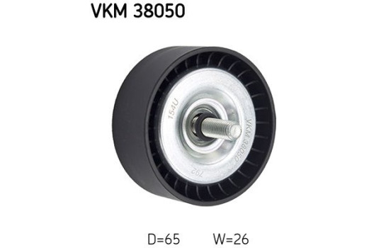 Deflection/Guide Pulley, v-ribbed belt VKM 38050 SKF