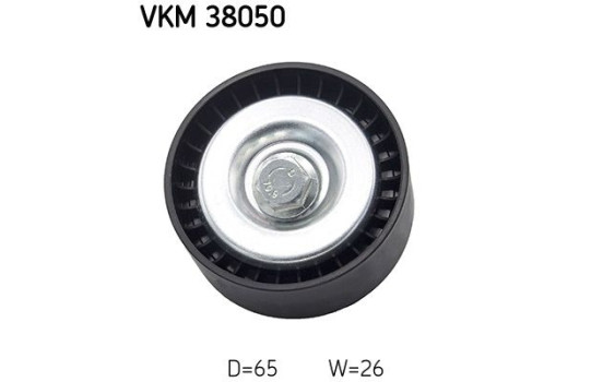 Deflection/Guide Pulley, v-ribbed belt VKM 38050 SKF, Image 2