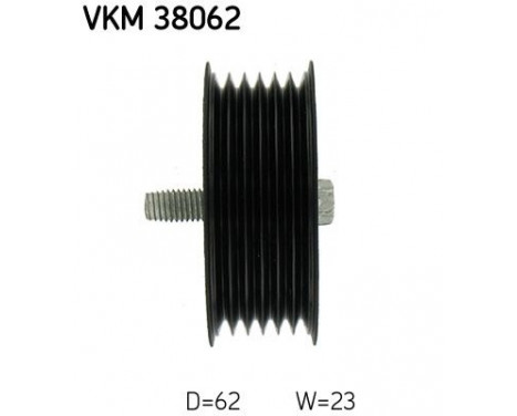Deflection/Guide Pulley, v-ribbed belt VKM 38062 SKF, Image 2