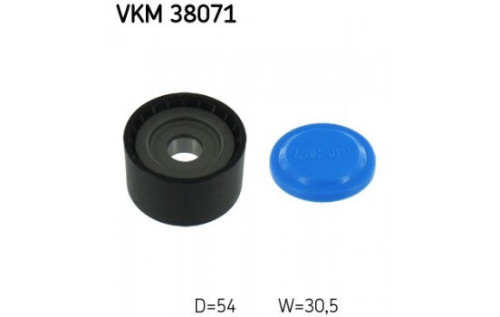 Deflection/Guide Pulley, v-ribbed belt VKM 38071 SKF