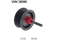 Deflection/Guide Pulley, v-ribbed belt VKM 38088 SKF