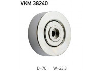 Deflection/Guide Pulley, v-ribbed belt VKM 38240 SKF