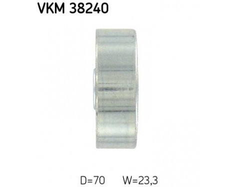 Deflection/Guide Pulley, v-ribbed belt VKM 38240 SKF, Image 4