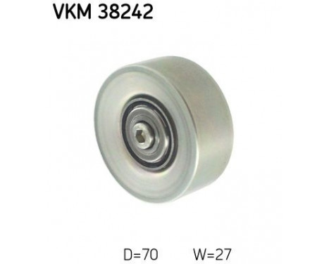 Deflection/Guide Pulley, v-ribbed belt VKM 38242 SKF