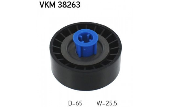 Deflection/Guide Pulley, v-ribbed belt VKM 38263 SKF