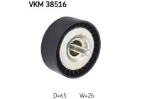 Deflection/Guide Pulley, v-ribbed belt VKM 38516 SKF