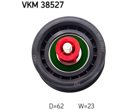 Deflection/Guide Pulley, v-ribbed belt VKM 38527 SKF