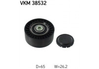 Deflection/Guide Pulley, v-ribbed belt VKM 38532 SKF