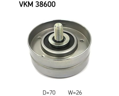 Deflection/Guide Pulley, v-ribbed belt VKM 38600 SKF, Image 2