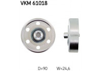 Deflection/Guide Pulley, v-ribbed belt VKM 61018 SKF