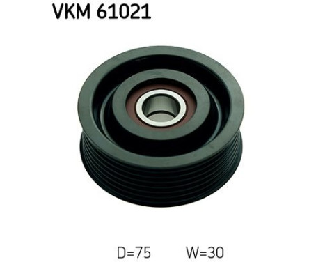 Deflection/Guide Pulley, v-ribbed belt VKM 61021 SKF, Image 2