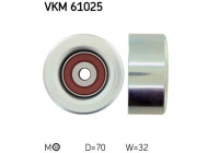 Deflection/Guide Pulley, v-ribbed belt VKM 61025 SKF