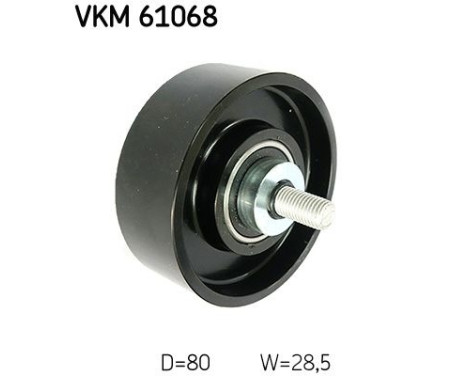 Deflection/Guide Pulley, v-ribbed belt VKM 61068 SKF, Image 2