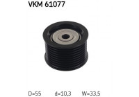Deflection/Guide Pulley, v-ribbed belt VKM 61077 SKF