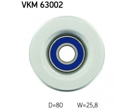 Deflection/Guide Pulley, v-ribbed belt VKM 63002 SKF, Image 2