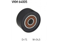 Deflection/Guide Pulley, v-ribbed belt VKM 64005 SKF