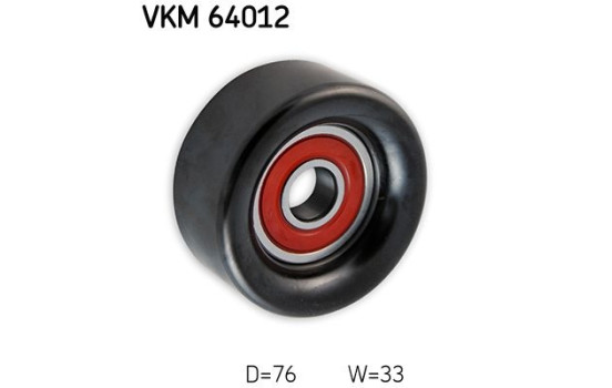 Deflection/Guide Pulley, v-ribbed belt VKM 64012 SKF