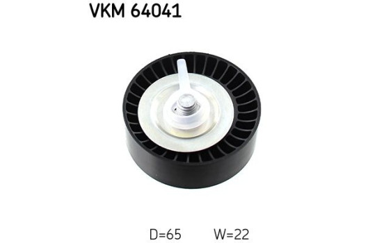Deflection/Guide Pulley, v-ribbed belt VKM 64041 SKF, Image 2