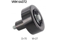 Deflection/Guide Pulley, v-ribbed belt VKM 64072 SKF