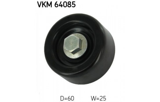 Deflection/Guide Pulley, v-ribbed belt VKM 64085 SKF