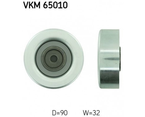 Deflection/Guide Pulley, v-ribbed belt VKM 65010 SKF