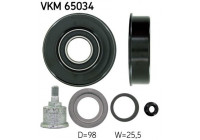 Deflection/Guide Pulley, v-ribbed belt VKM 65034 SKF