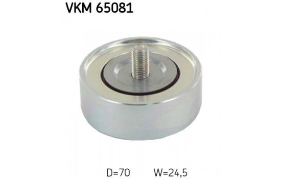 Deflection/Guide Pulley, v-ribbed belt VKM 65081 SKF