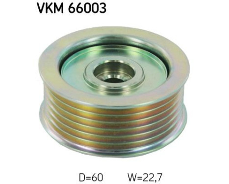 Deflection/Guide Pulley, v-ribbed belt VKM 66003 SKF