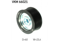 Deflection/Guide Pulley, v-ribbed belt VKM 66021 SKF